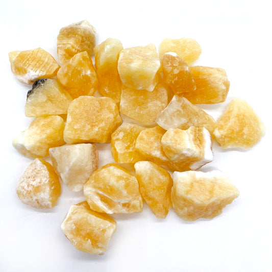 Gul Kalcit Rå