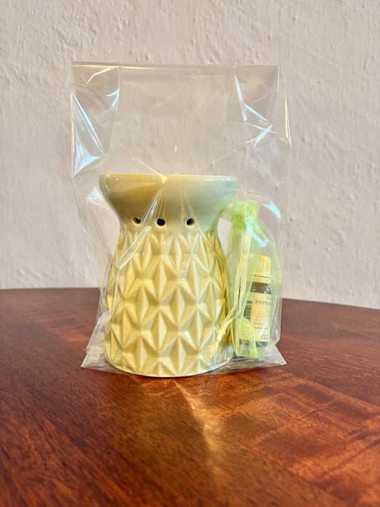 Aromalykta med en Aromaessens Pepparmynta