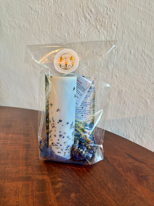 En medvetande höjande Lapis lazuli meditation för inre lärande