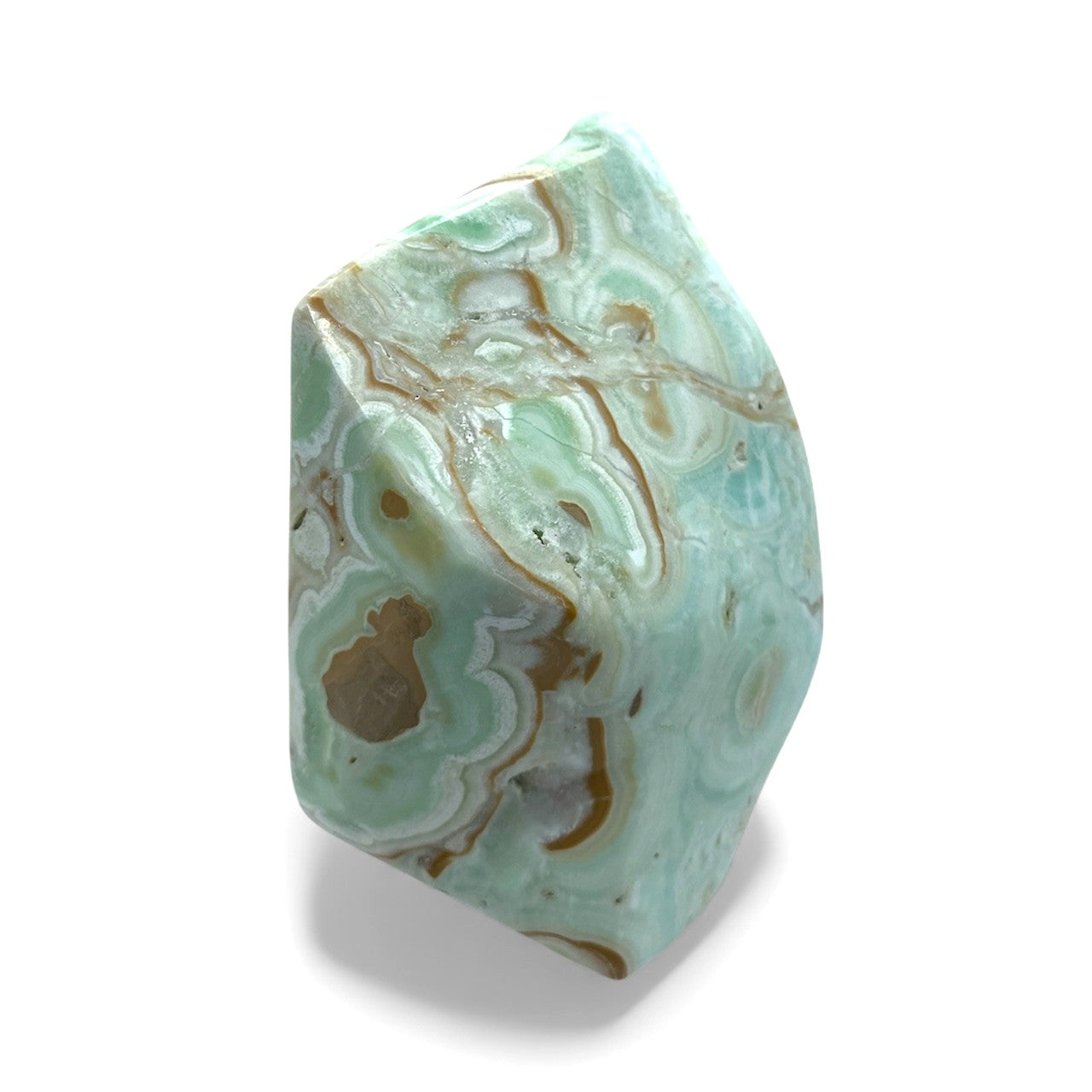 Karibisk blå Aragonit fri form