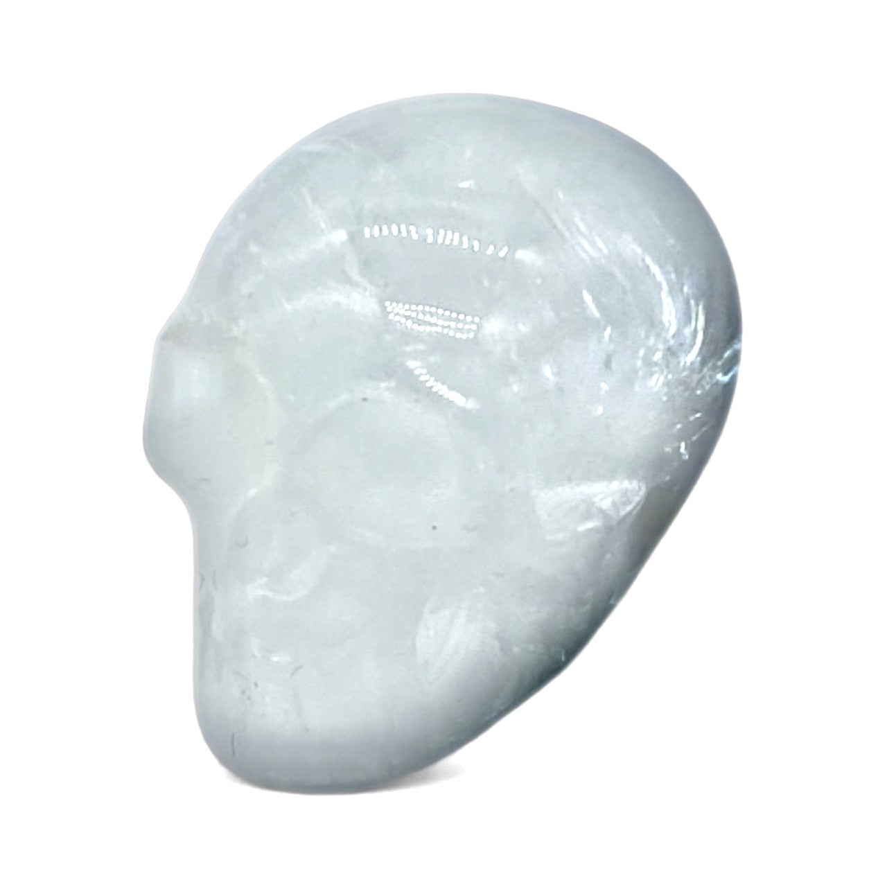 Bergskristall dödskalle mindre modell