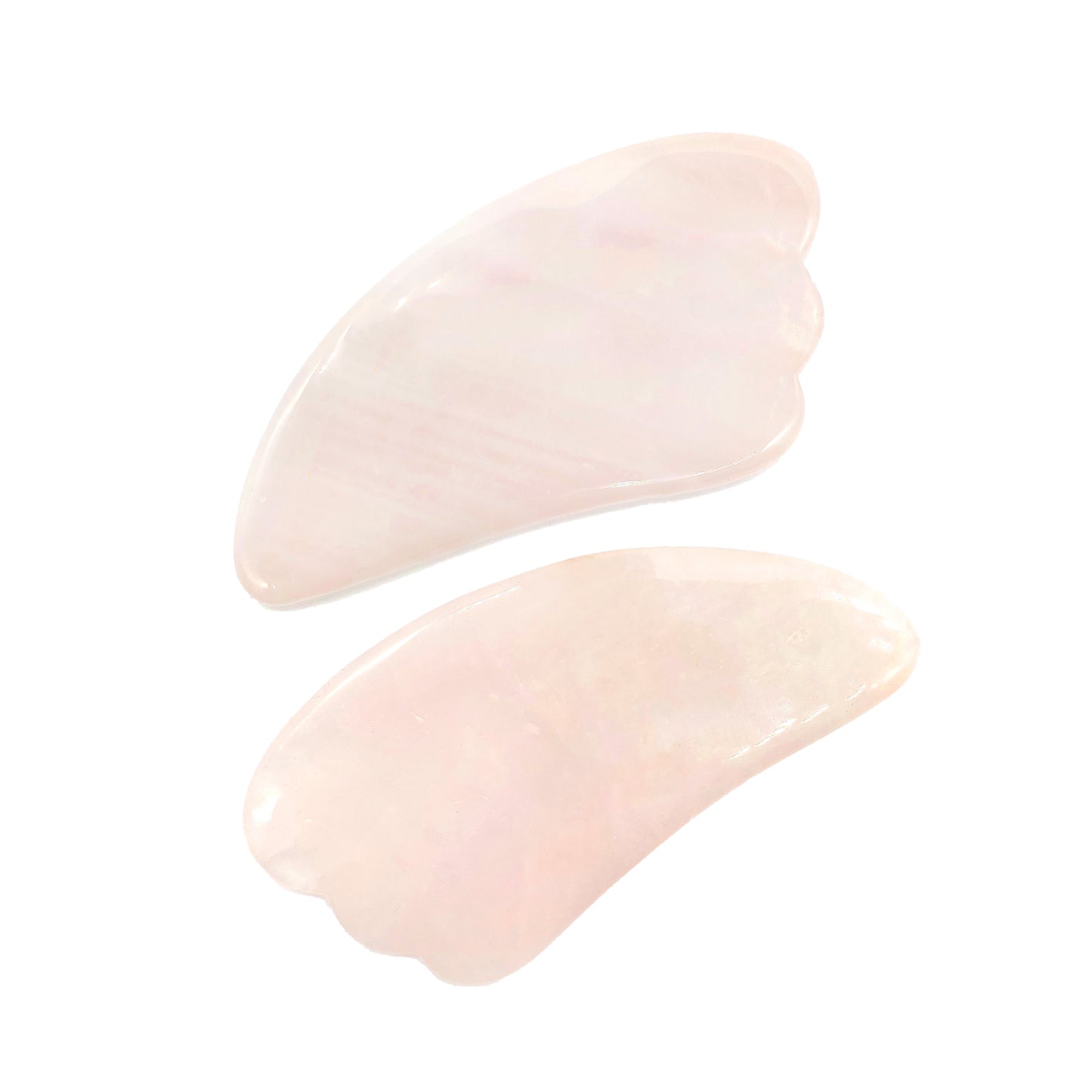 Gua sha sten Rosenkvarts