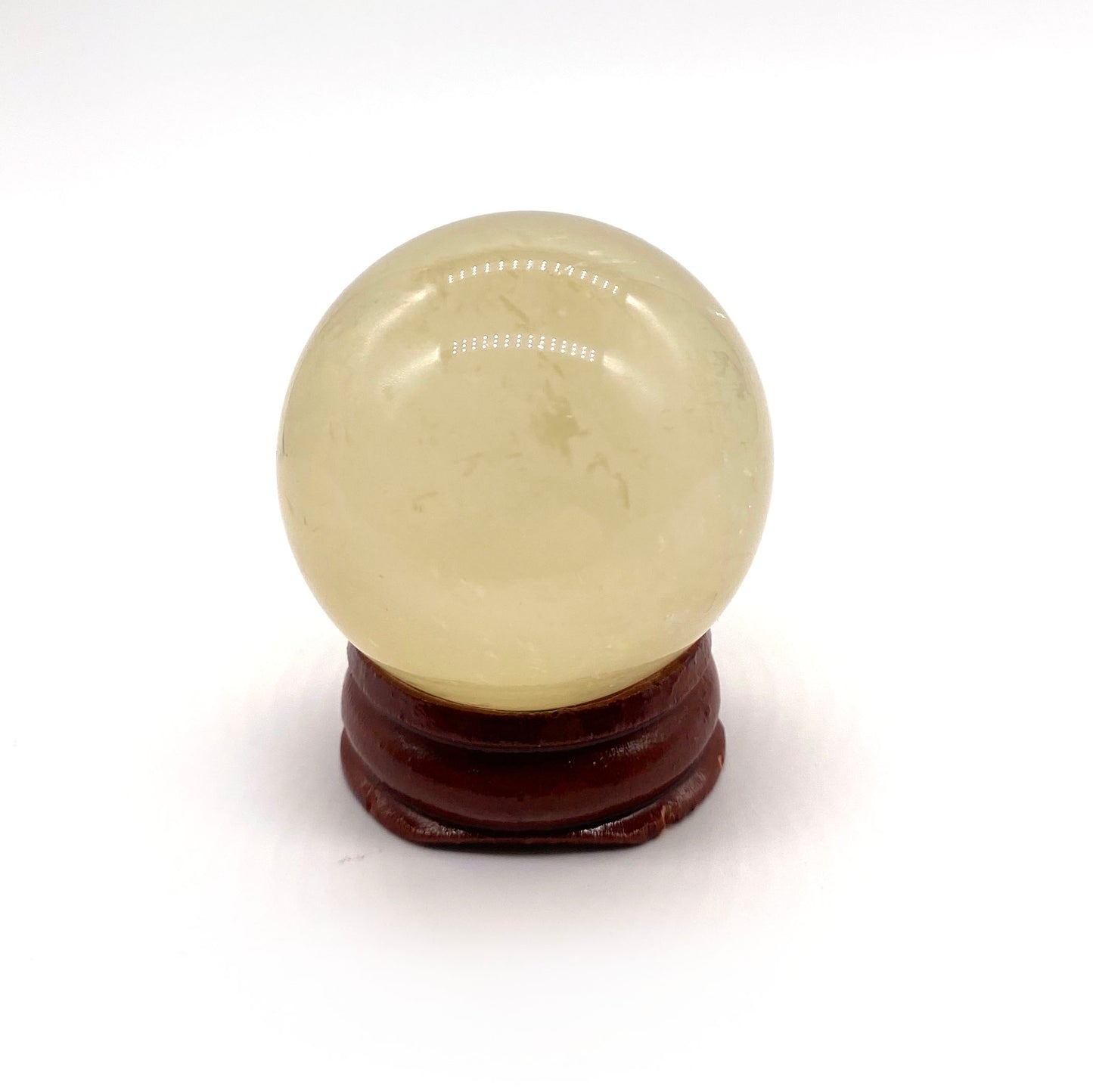 Vackert honungs-kalcitklot som balanserar energi och sänder lugnande vibrationer