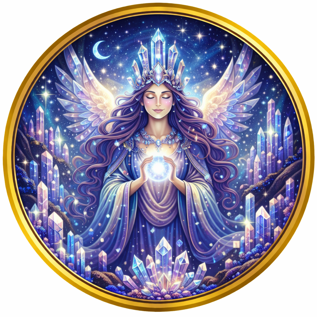 Personligt handknutet Gudinnehalsband