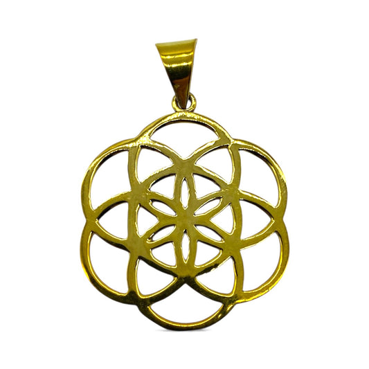 Hänge Livetsblomma i brons