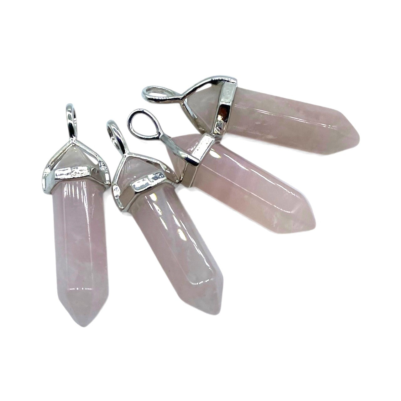 Bullet hänge, rosenkvarts