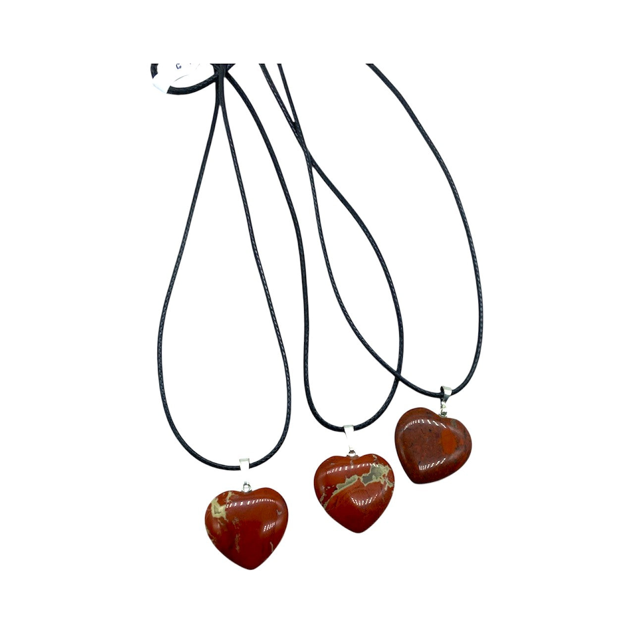 Jaspis hjärta hänge