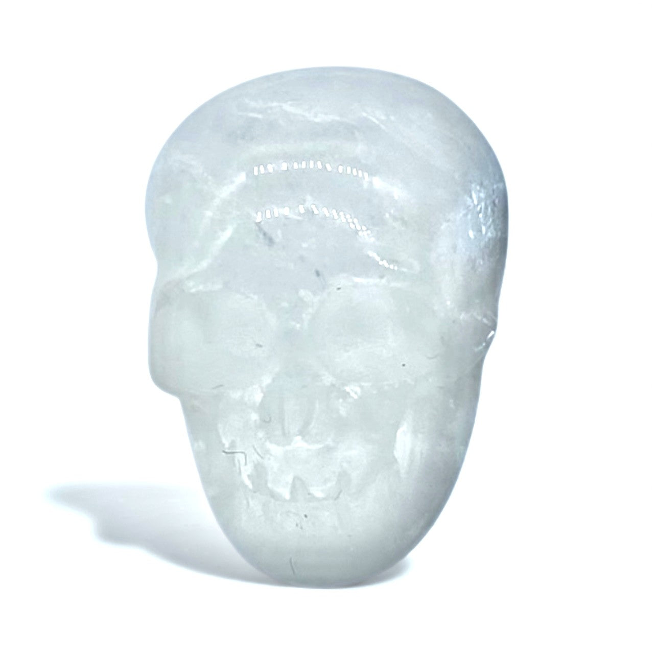 Bergskristall dödskalle mindre modell