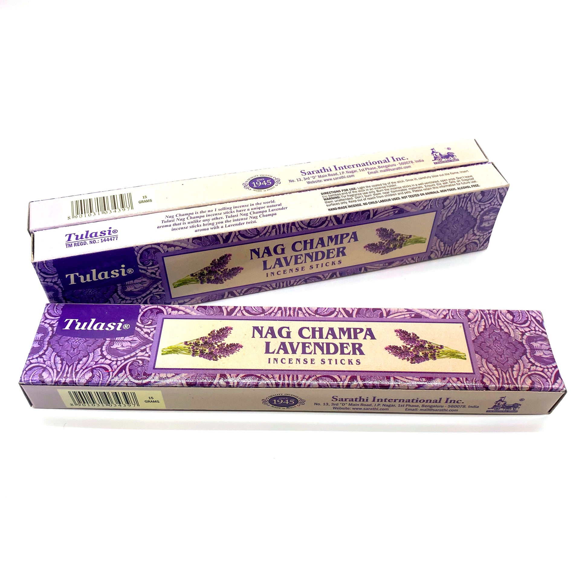 Rökelse Nag Champa Lavendel Atlantis kristaller