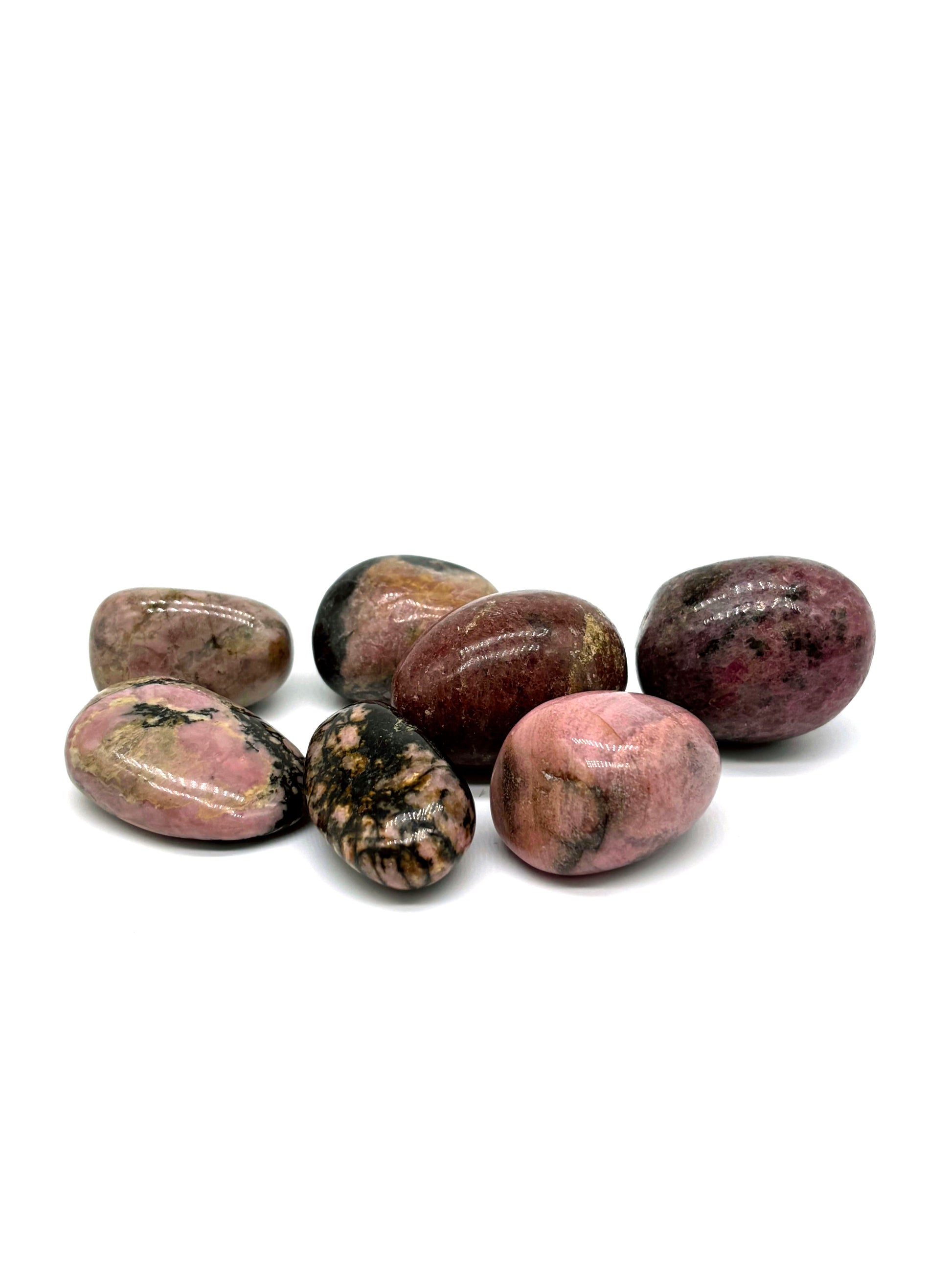 Rhodonit sten – hjärtchakra och rotchakra healing, balans och lugnande energi
