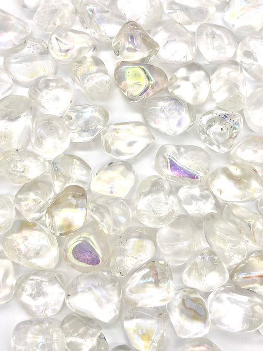 Angel Aura Kvarts – kristall för andlig energi, kontakt med änglar och skydd, alla chakran