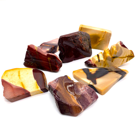 Jaspis Mookait platta – oregelbunden natursten för dekoration och inredning