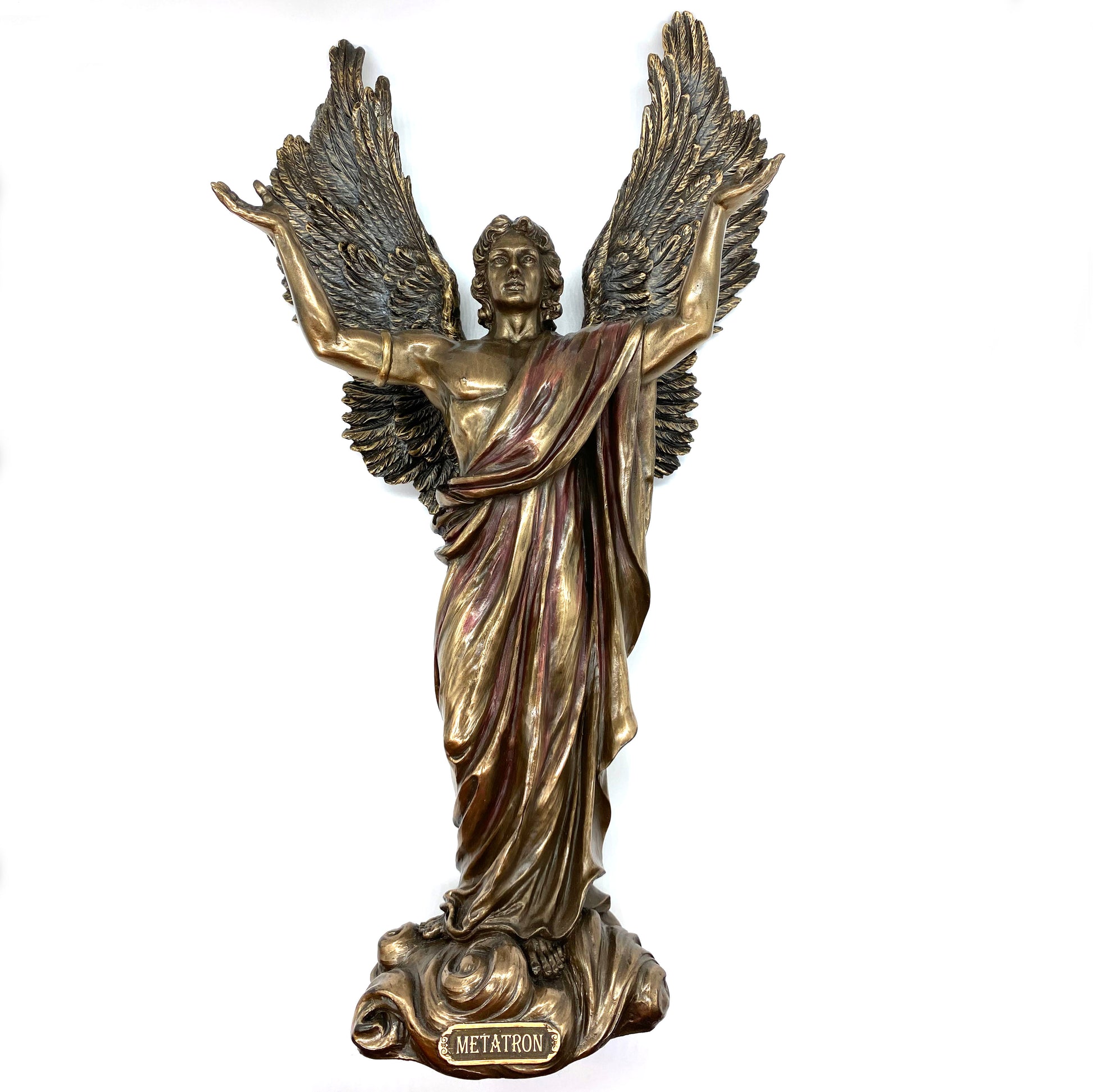 Metatron staty 37 cm – Väktare av ljus, Akashakrönikorna och andlig transformation