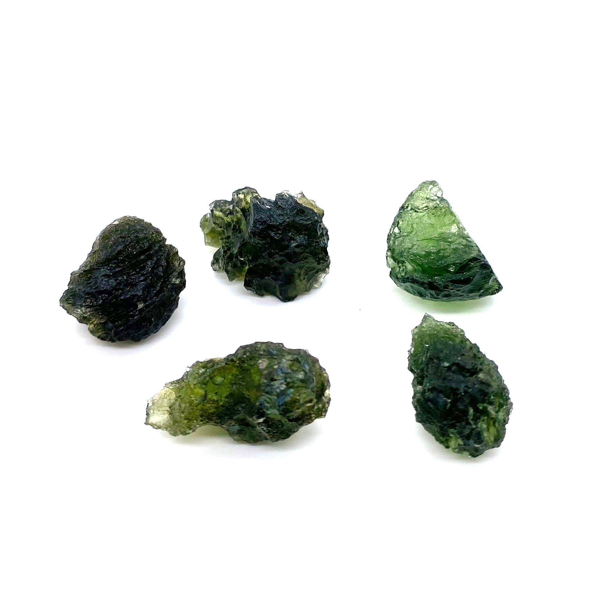 Moldavit kristall AAA från Tjeckoslovakien – Högenergi och healing