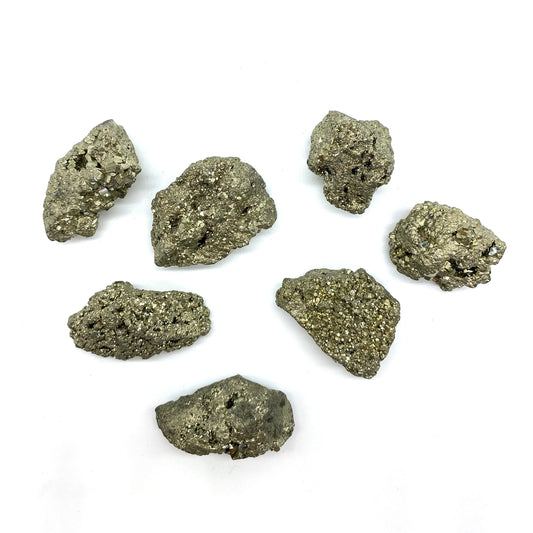 Pyrit av hög kvalitet från Peru – beskyddande lyckosten för framgång och självförtroende