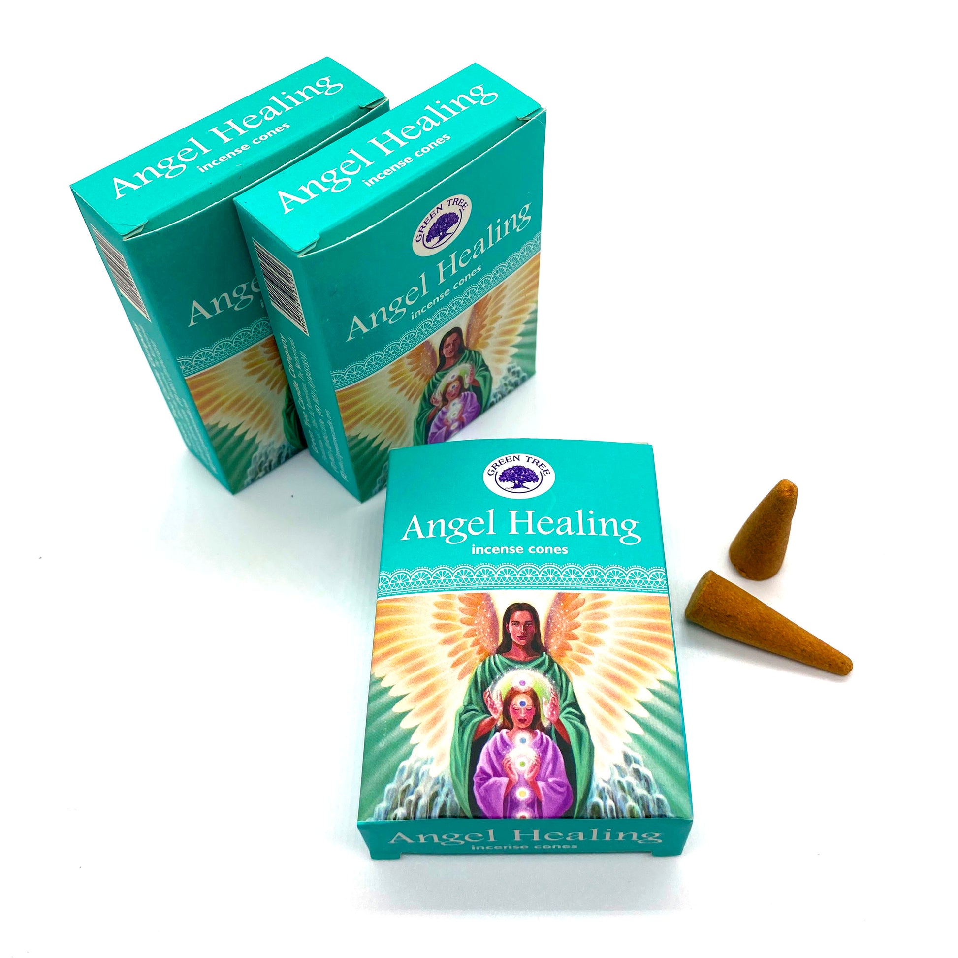 Angel Healing rökelsekoner med mjuk doft för meditation och healing