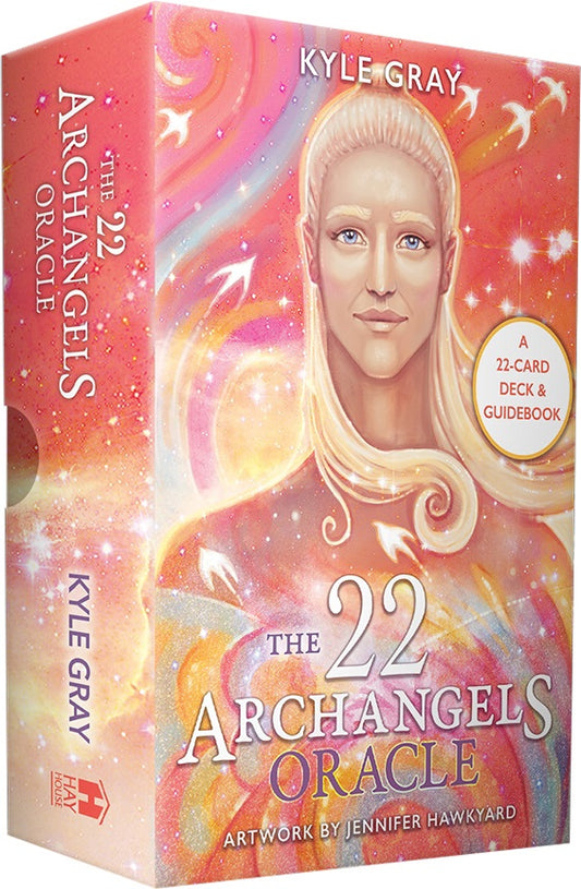 The 22 Archangels Oracle av Kyle Gray. En kraftfull orakelkortlek för skydd, helande och vägledning från ärkeänglarna.
