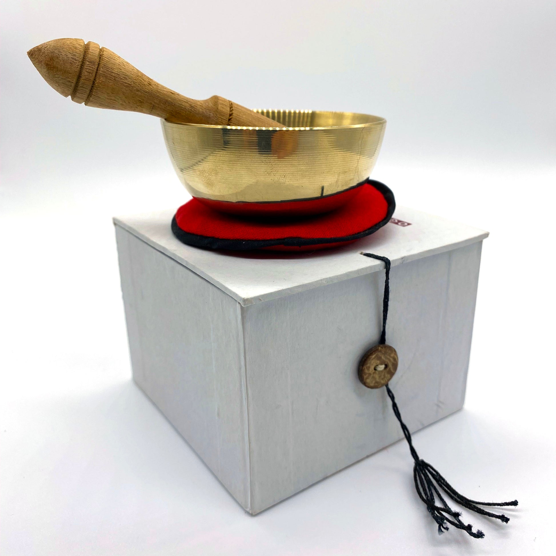 Tibetansk klangskål i mässing för meditation, healing och energibalans